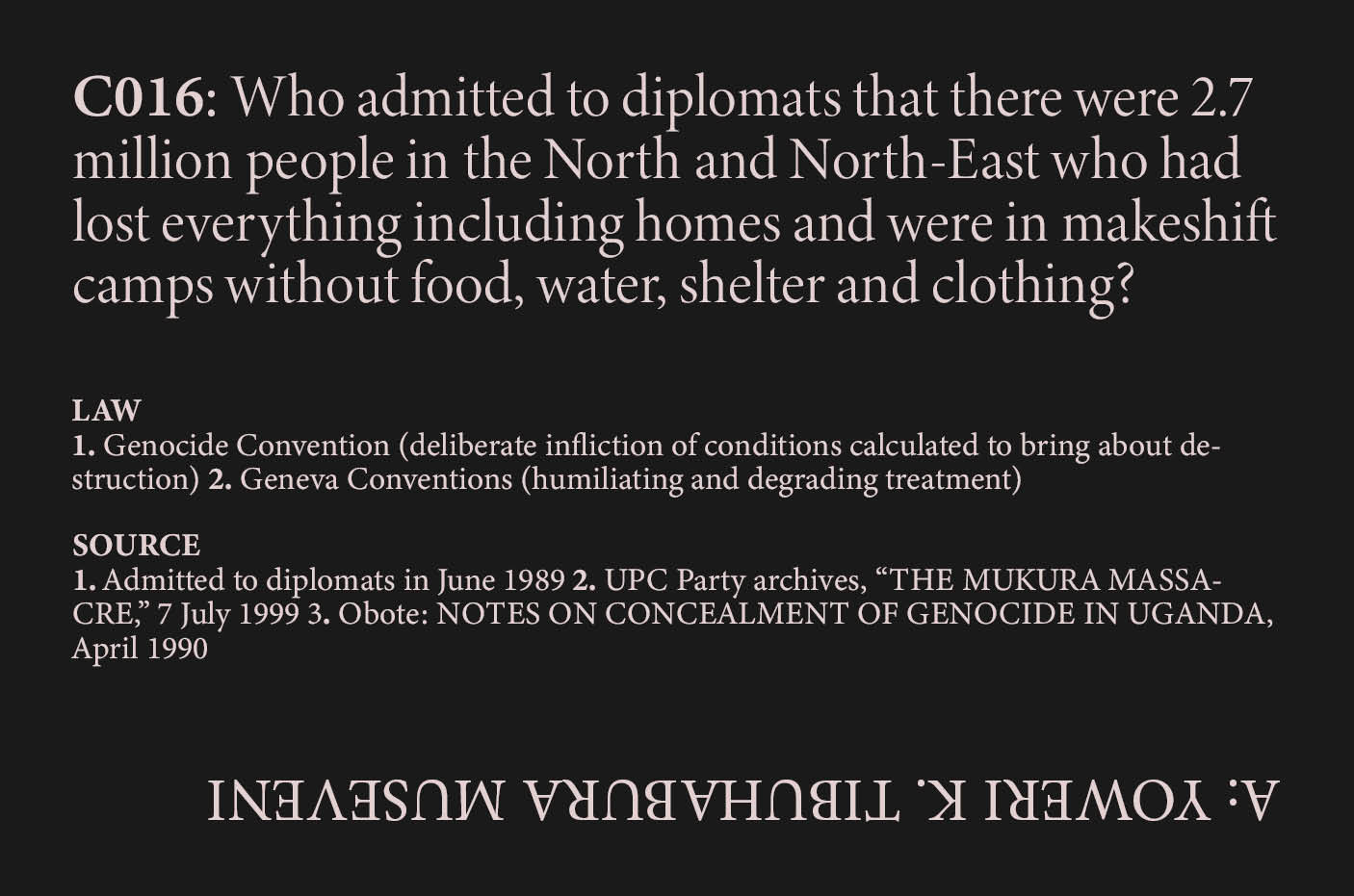 Forced Displacement