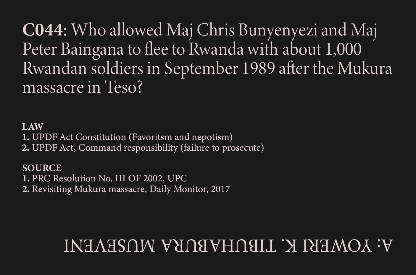 Rwandan Soldiers