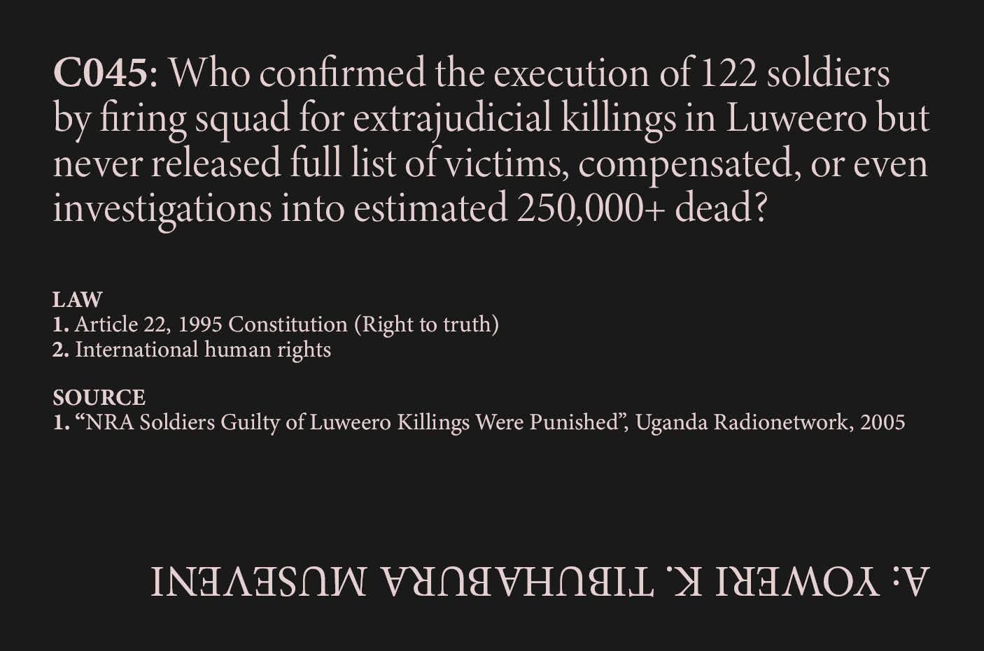 NRA Executions