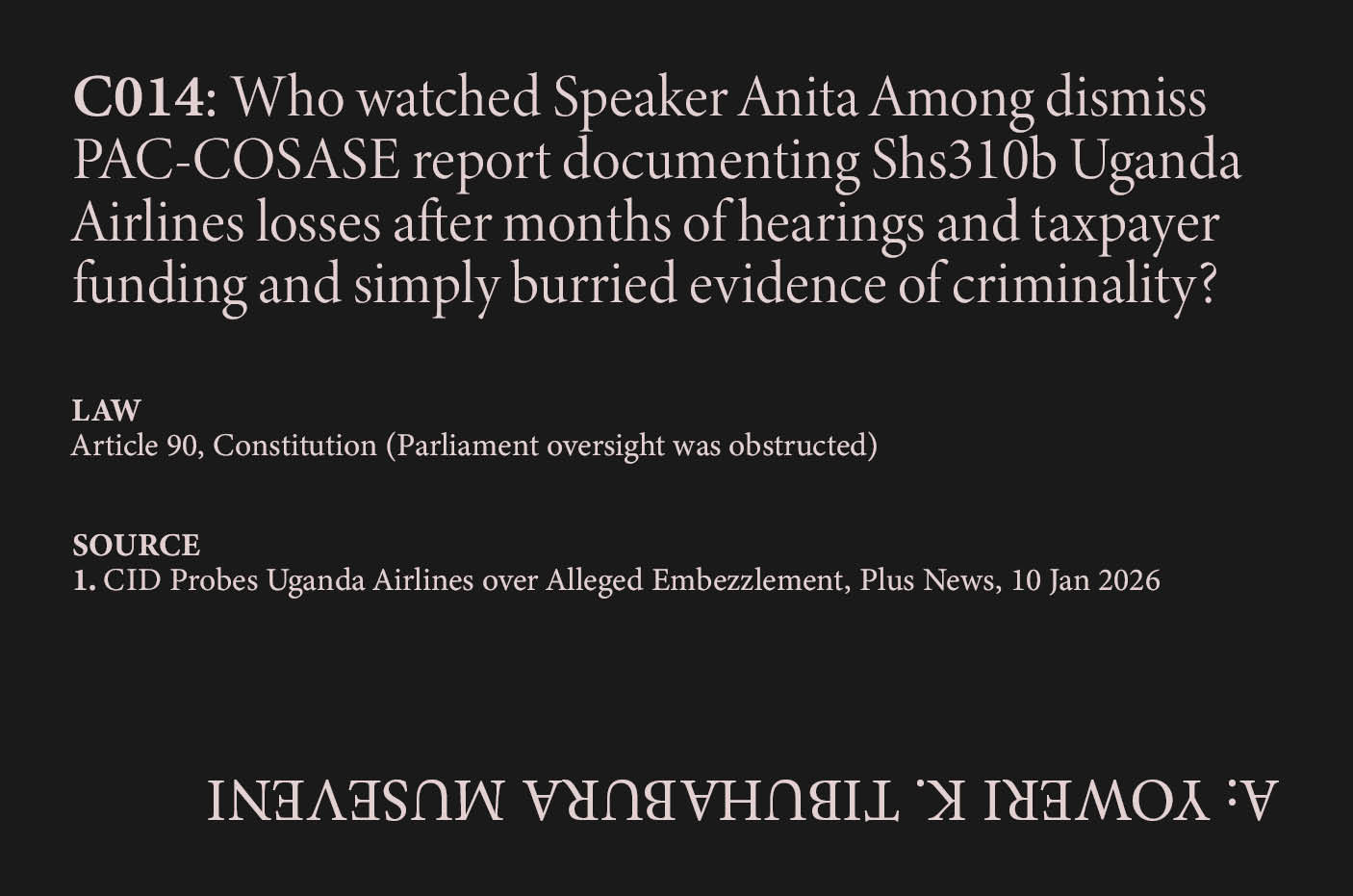 Uganda Airlines Report