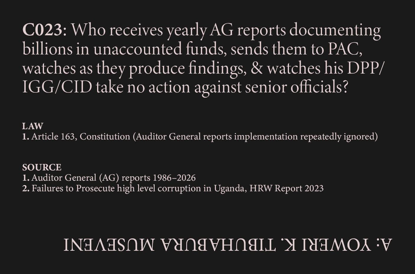 Auditor General Reports