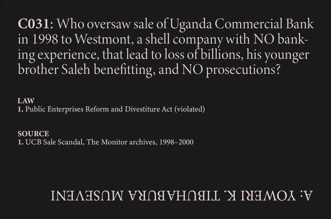 UCB Sale Scandal