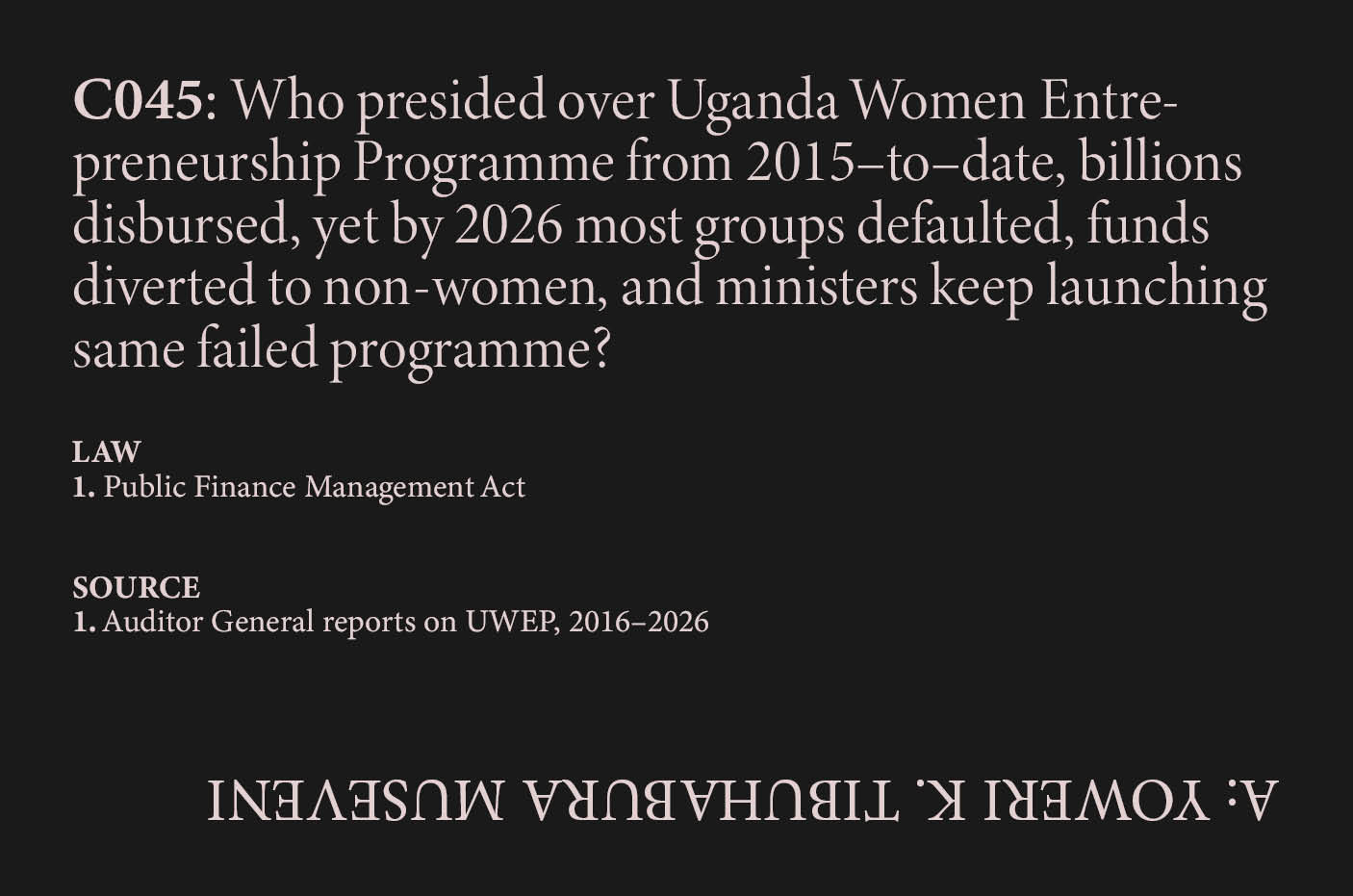 UWEP Failure