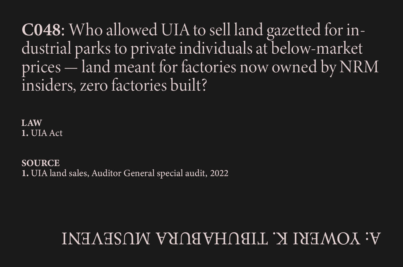 UIA Land Sales
