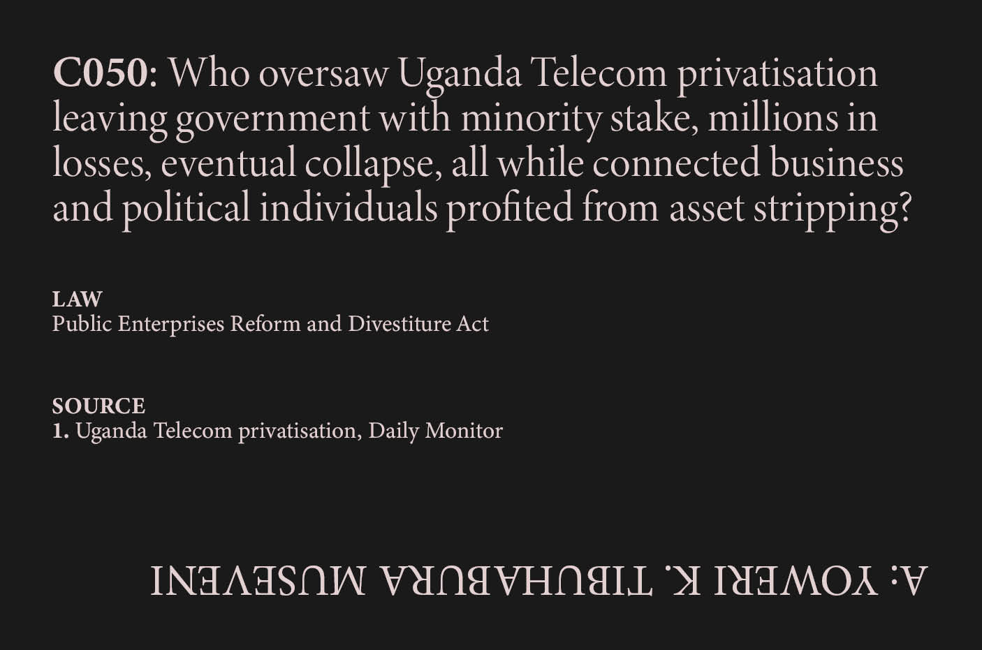 UTL Privatisation