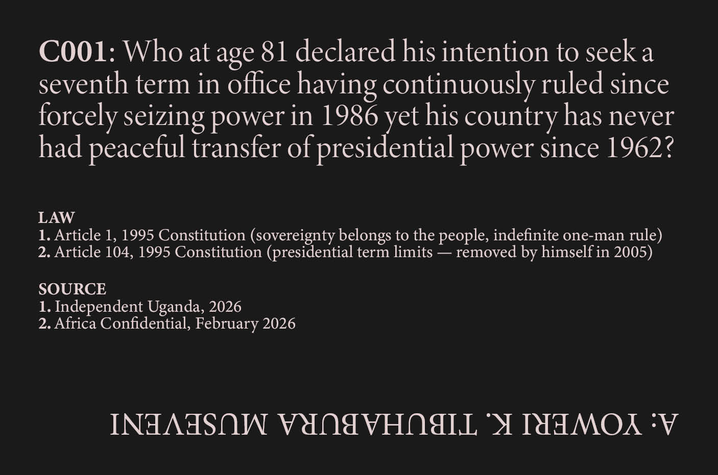 Museveni 7th Term