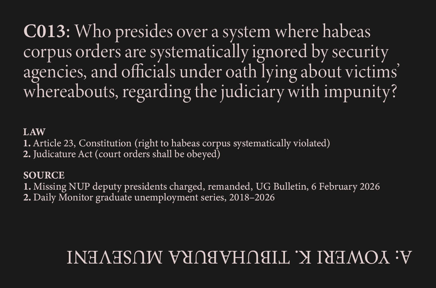 Habeas Corpus