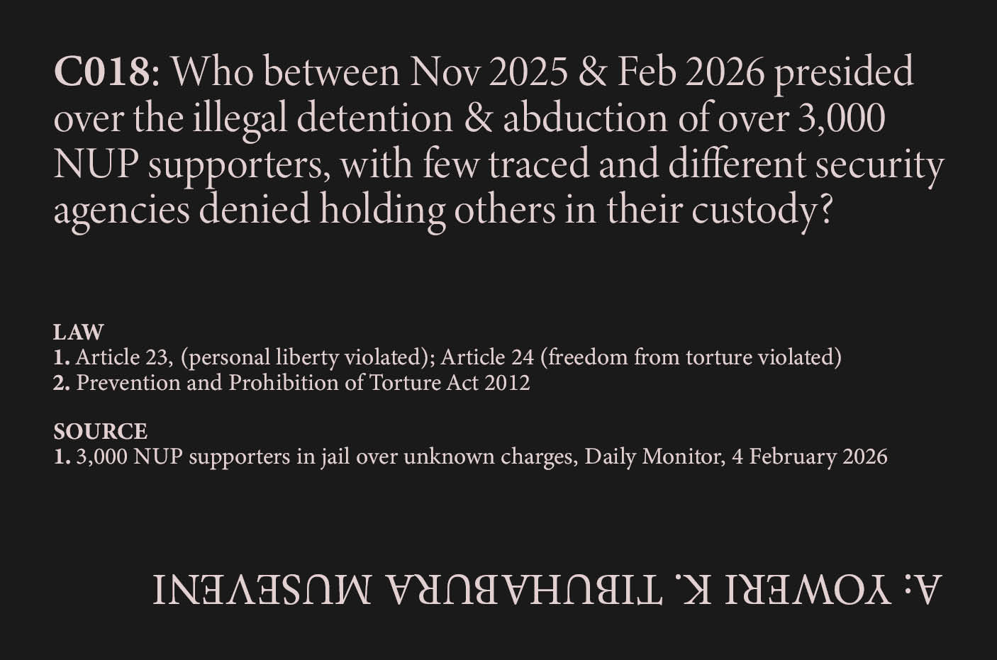 3000 Detained