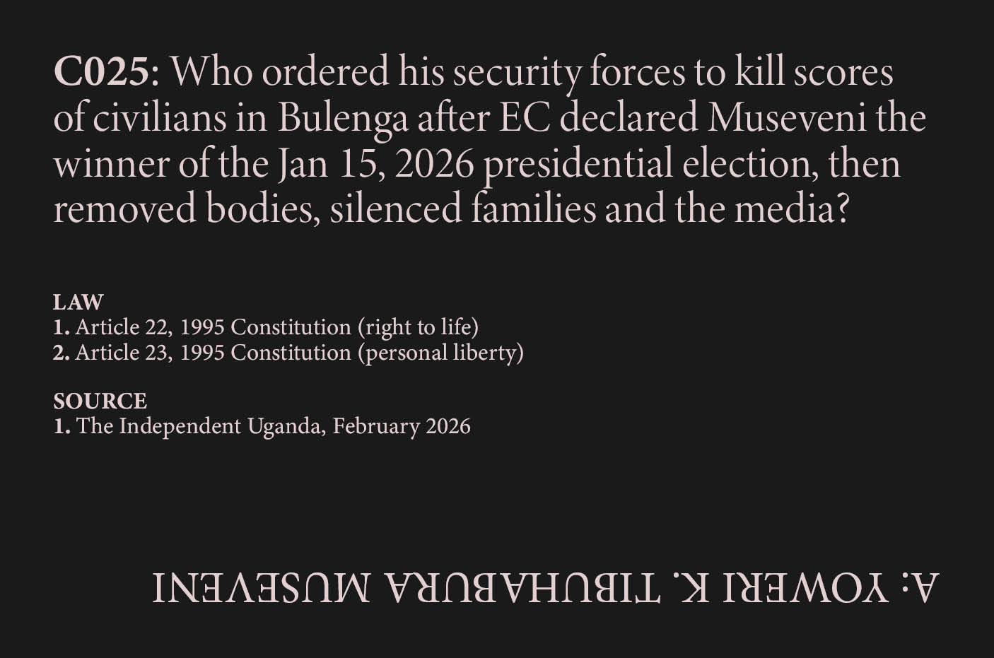 Bulenga Killings