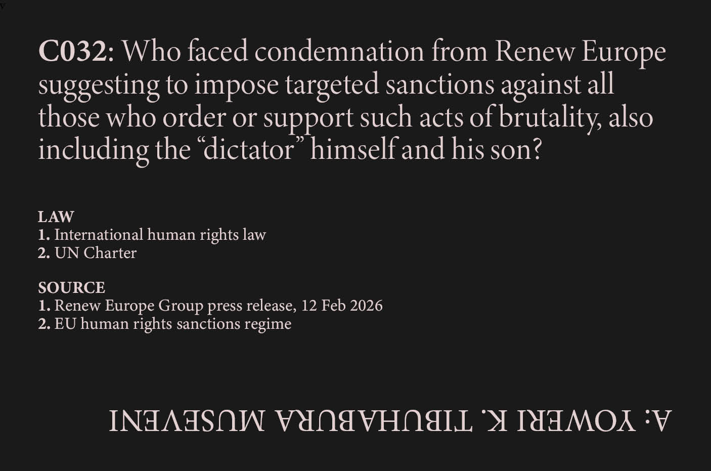 EU Parliament Outrage