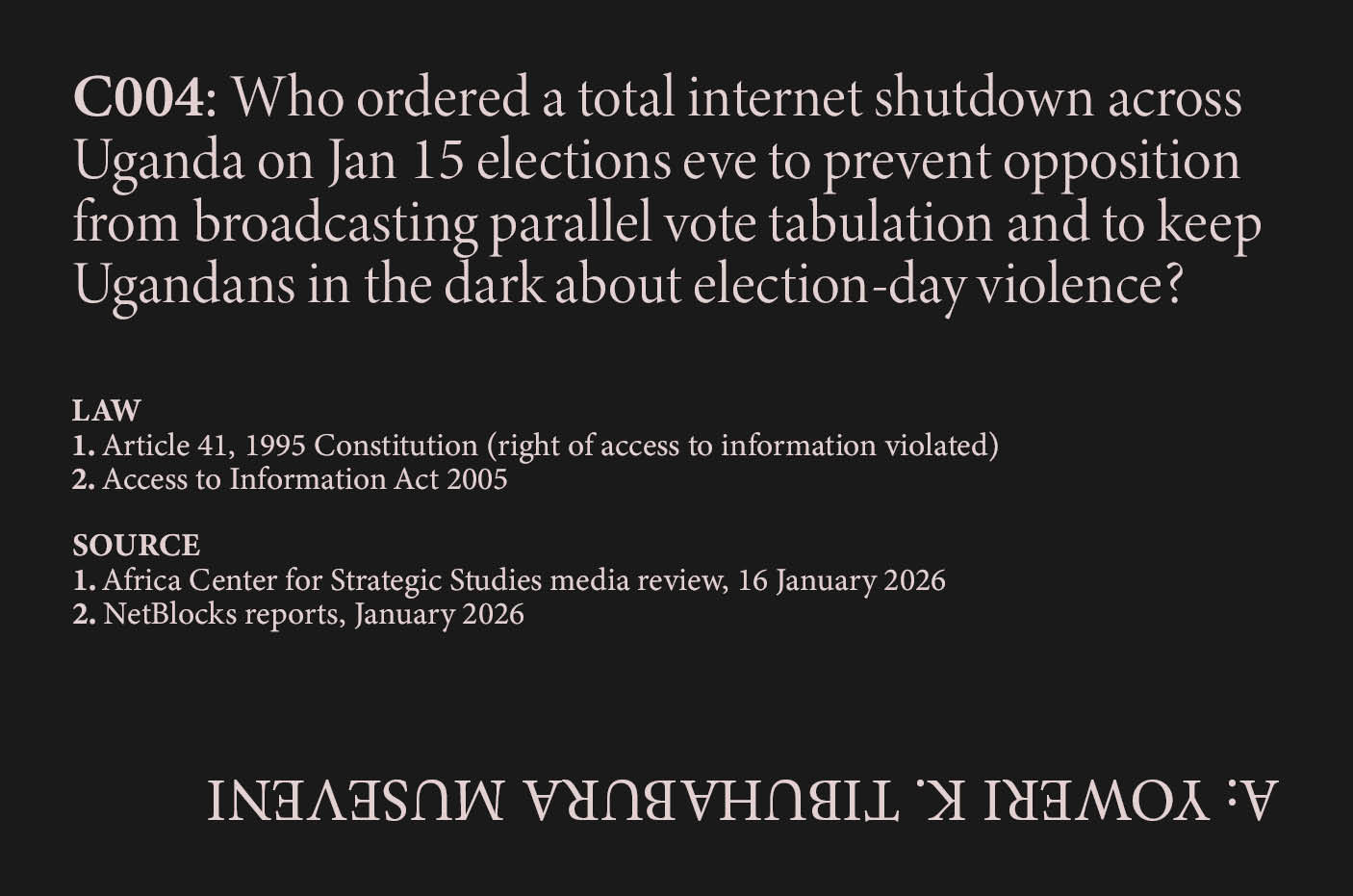 Internet Shutdown