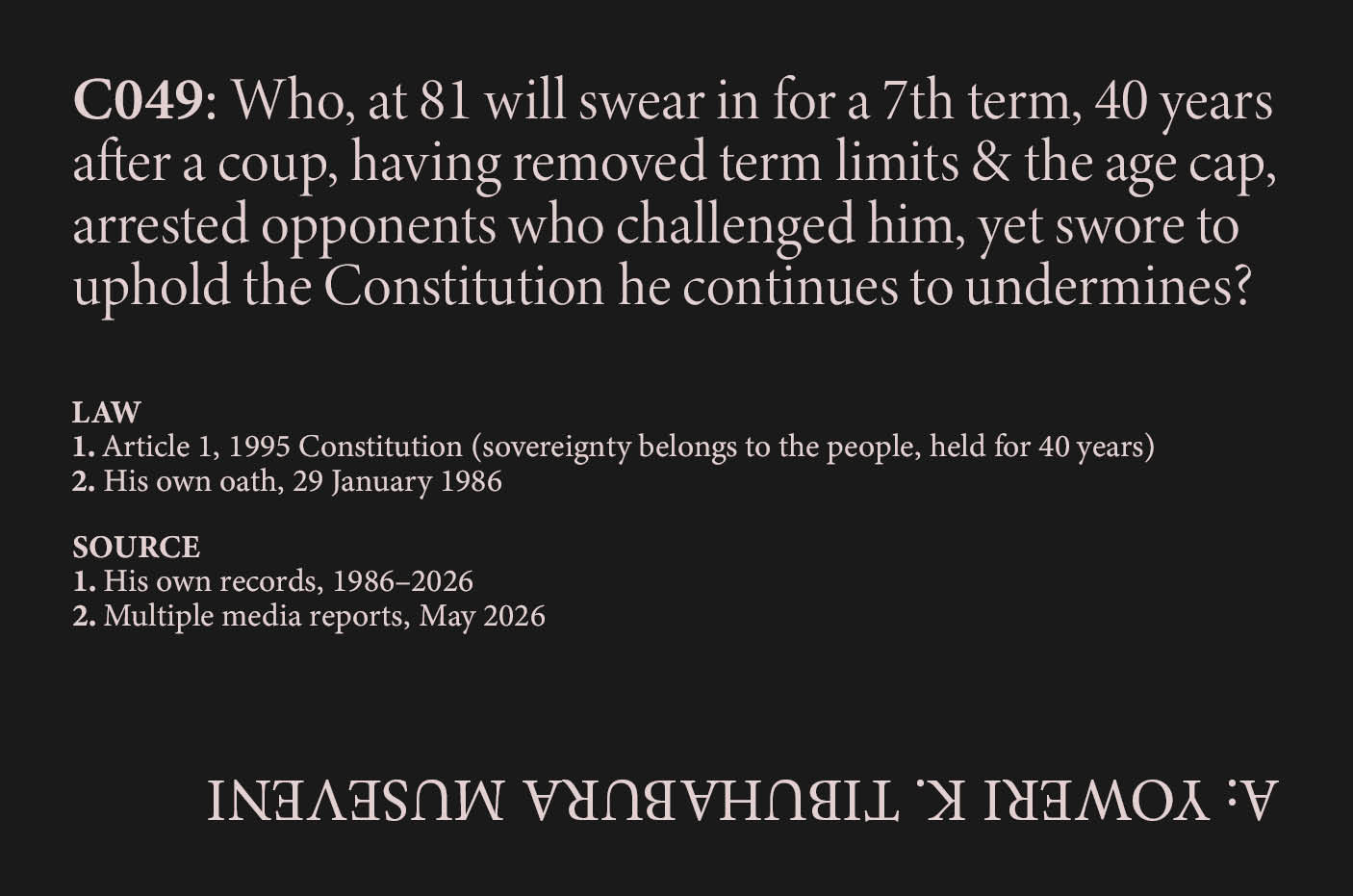 Sworn In 7th Term