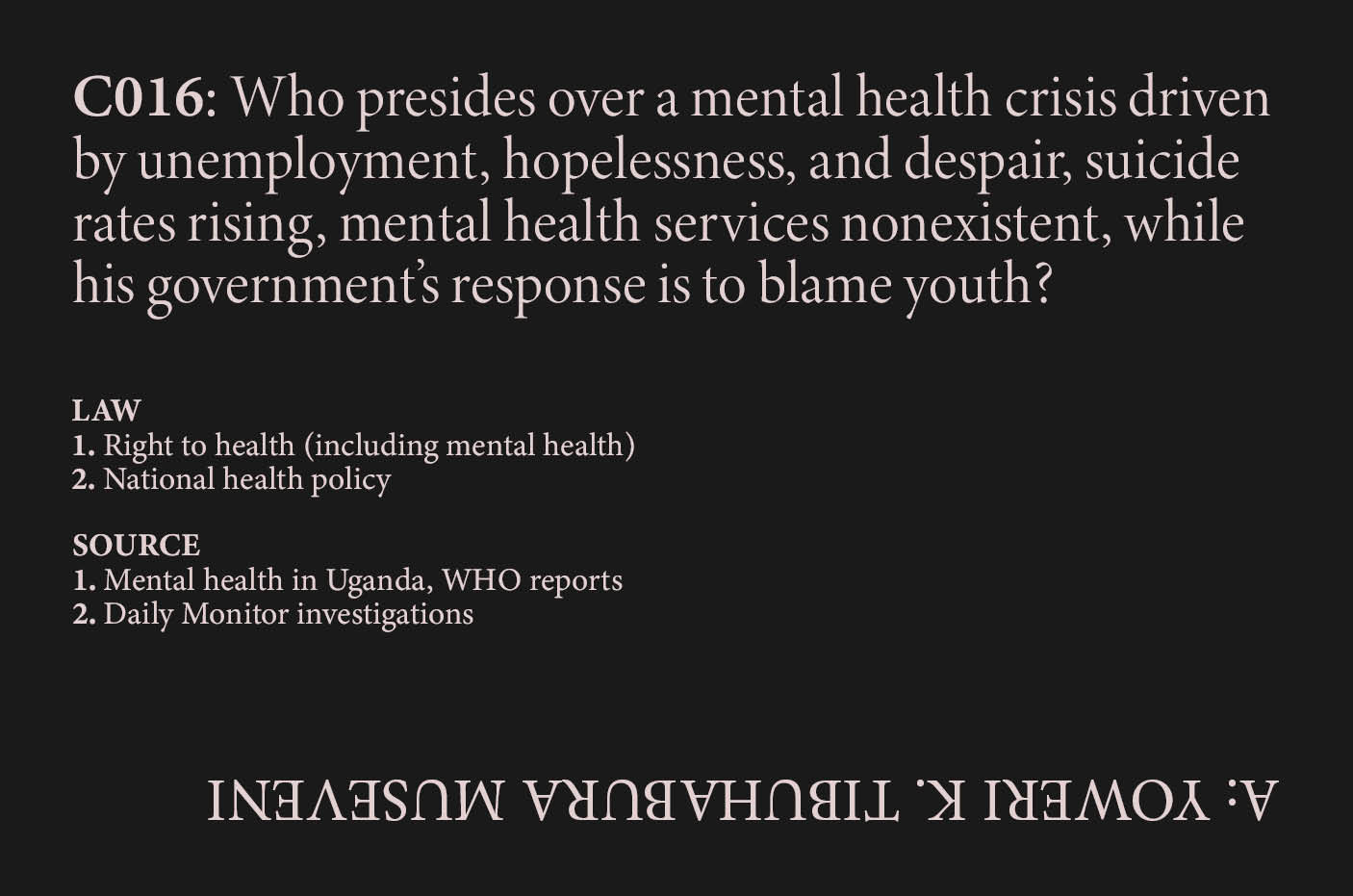 Mental Health