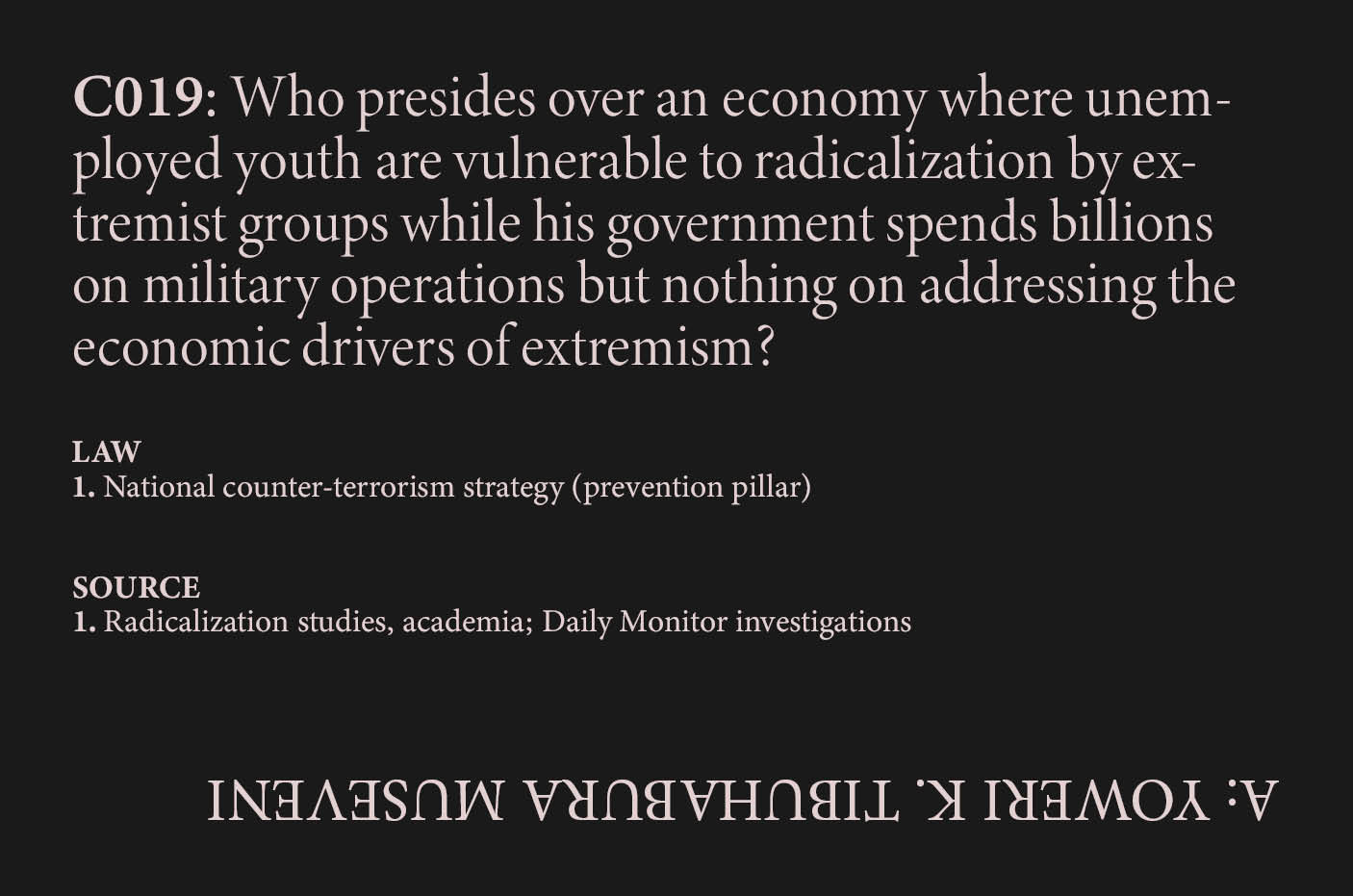 Radicalization
