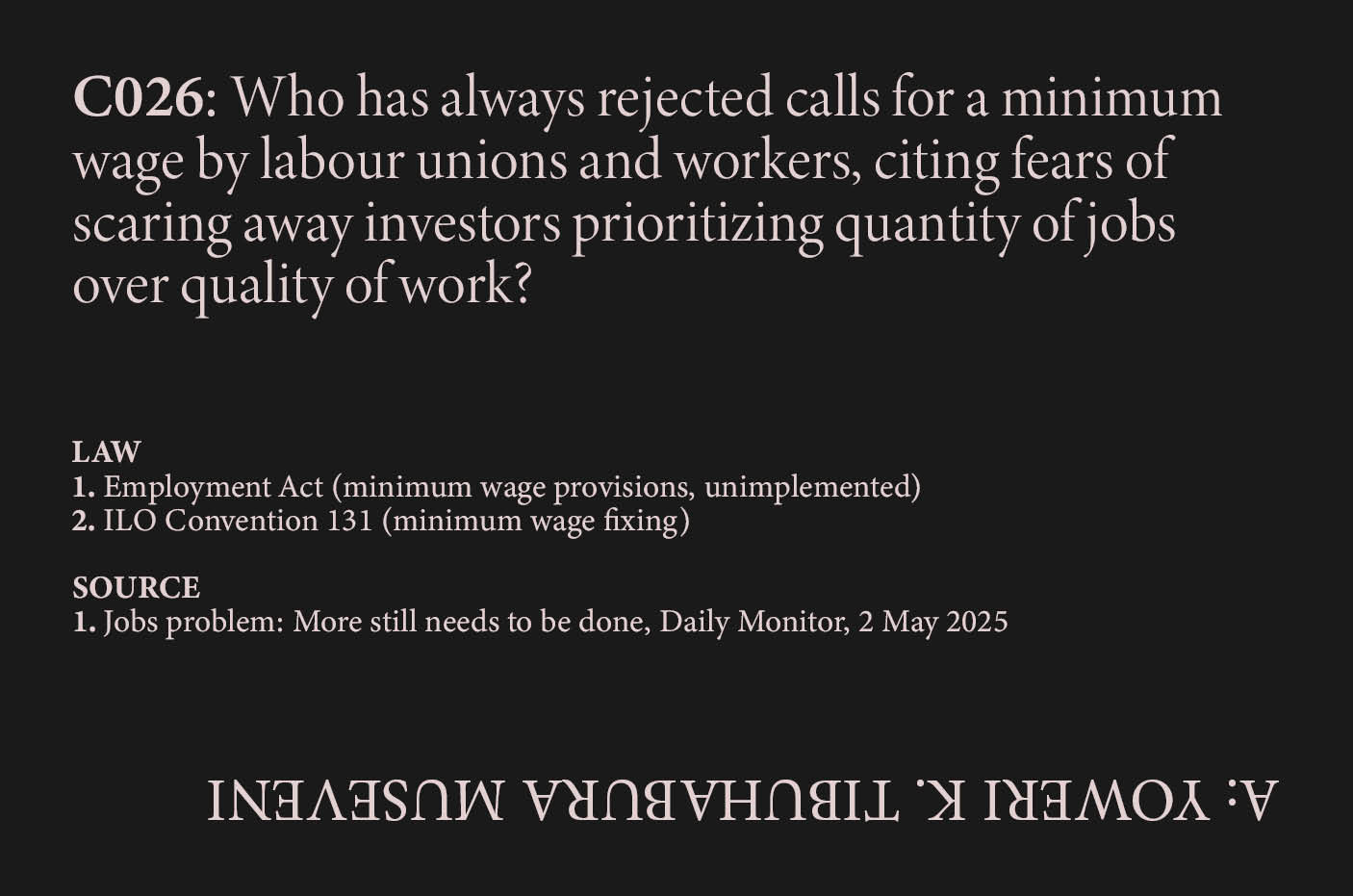 Minimum Wage