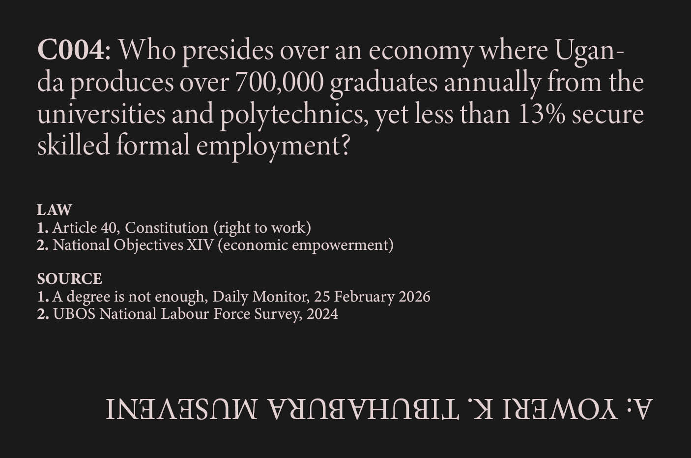 Graduate Unemployment
